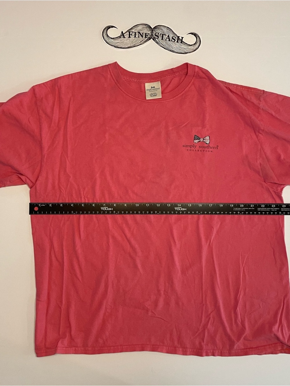 Simply Southern Coral Crewneck Short-Sleeve Tee XL
